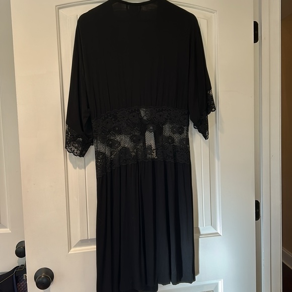 Soma Black Lace Robe - Picture 3 of 8